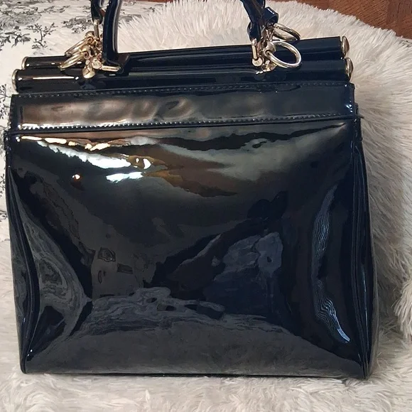 Julia & Michael EUC Patent Handbag - Picture 2 of 16